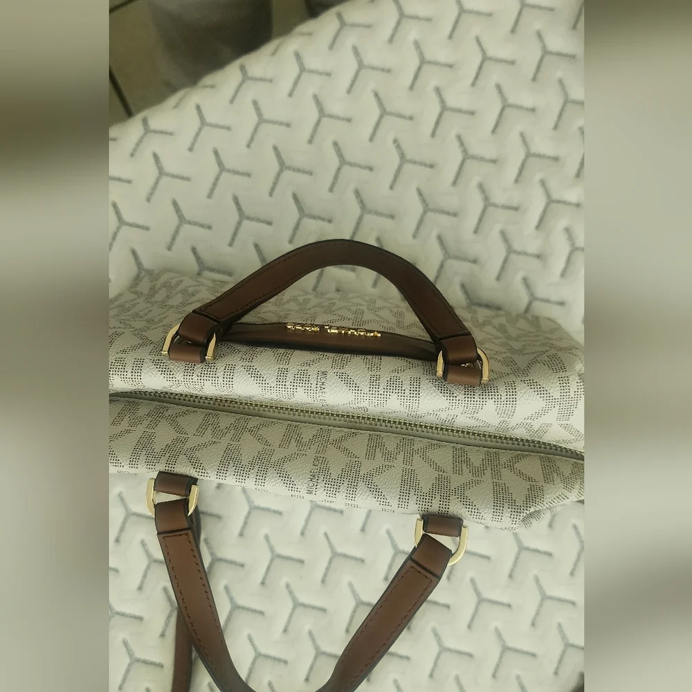 Michael Kors Brown and‎ Cream Women's Bag